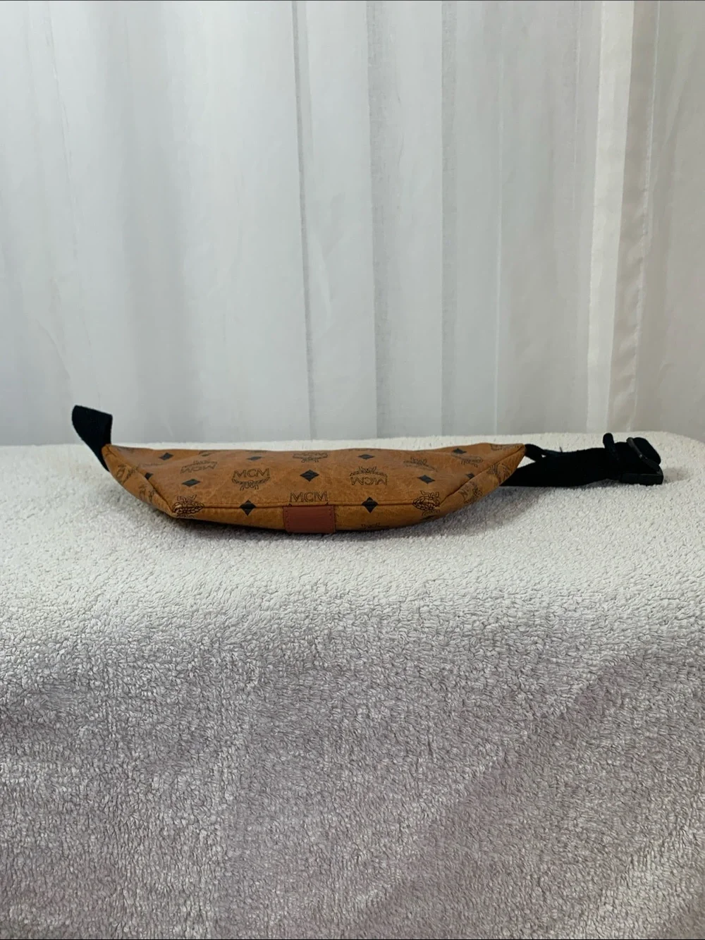GUC MCM Vintage Cognac Visetos Fanny Pack